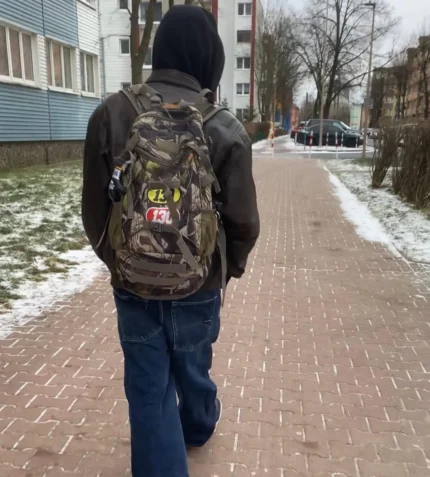 130 World Logo Backpack Camo (1)